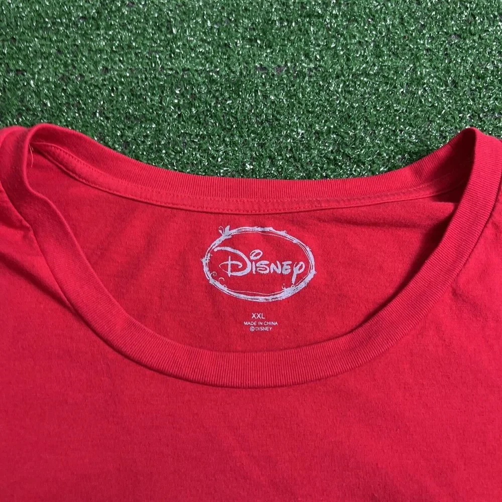 Mickey Mouse Disney Womens Hi Bye Double Sided Red Sleep Shirt Night Gown Sz XXL - Picture 3 of 5